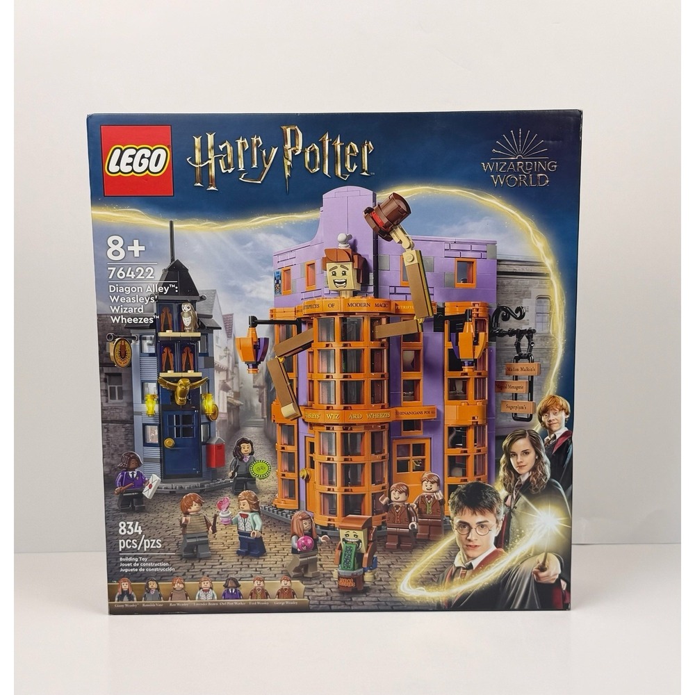 LEGO 76422 Harry Potter Diagon Alley Weasleys' Wizard Wheezes 834 pcs